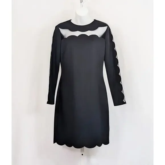 Ted Baker 3 Dress Black Serenity Bodycon Cocktail Misses Size US 8 - Picture 1 of 7